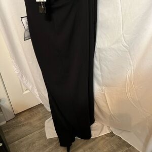 Betsy & Adam Black Evening Gown